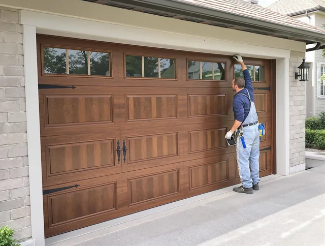 Custom garage door showcase by Windsor Garage Door Repair in Windsor